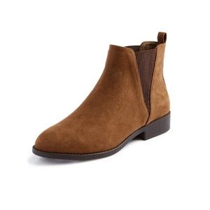 Primark Tan/Khaki Faux Suede Chelsea Boots